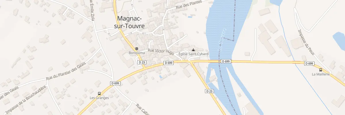 Plan du 1B Rue Victor Hugo à Magnac-sur-Touvre