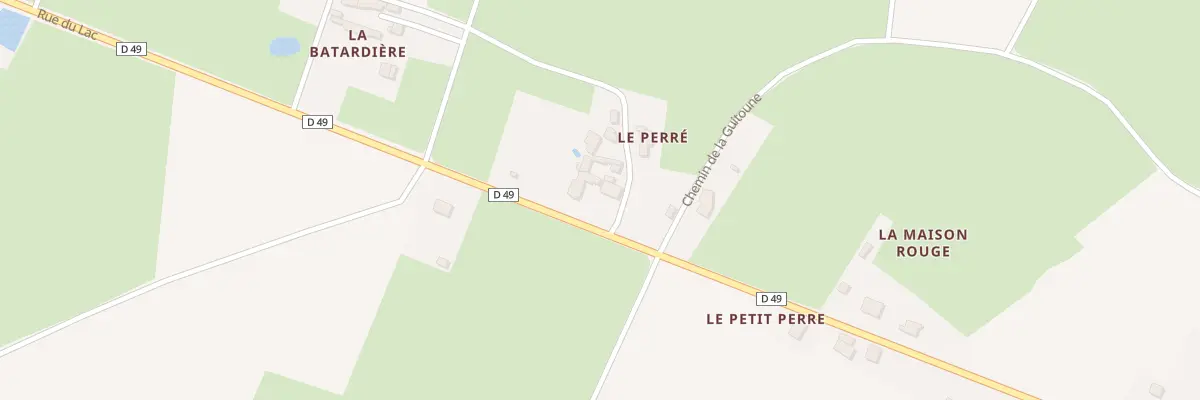 Plan du 1 Che du Perré à Rillé