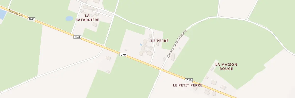 Plan du 3 Che du Perré à Rillé