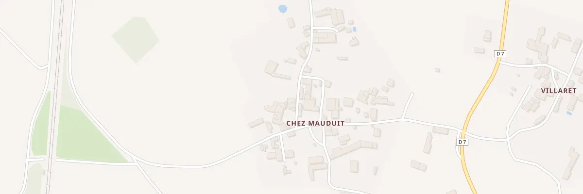 Plan du 5261 Chez Mauduit à Blanzay