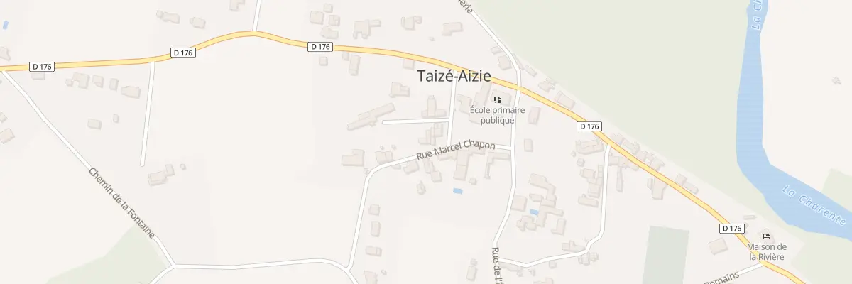 Plan du 1 Imp de la Maternelle à Taizé-Aizie