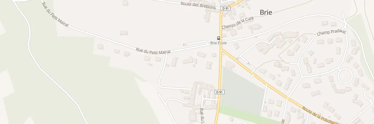 Plan du 111 Rue du Petit Mairat à Brie
