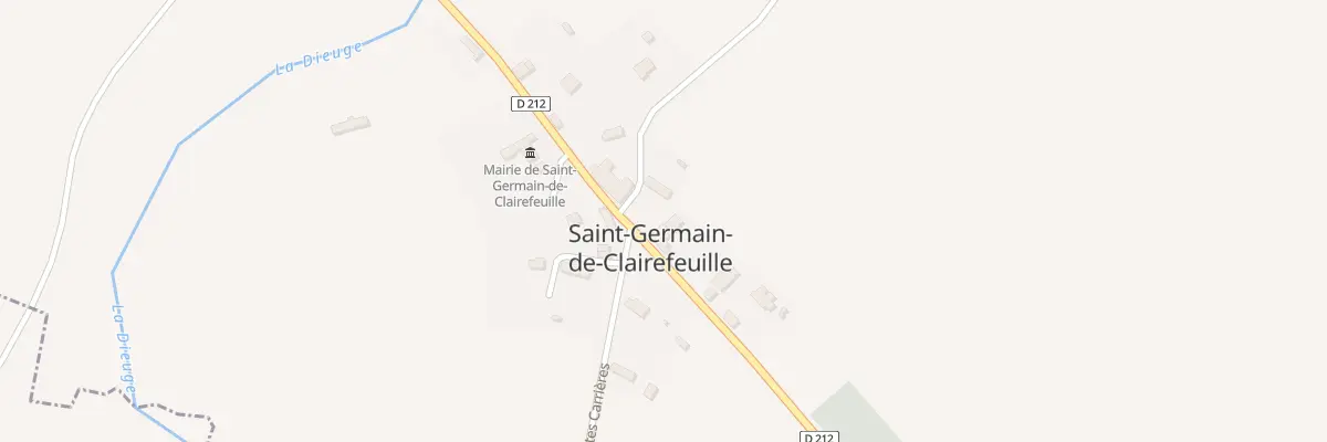 Plan du 70 Le Bourg à Saint-Germain-de-Clairefeuille