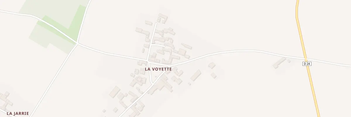 Plan du 2 La Voyette à Ceaux-en-Loudun