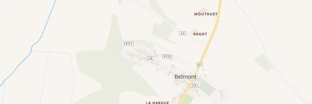 Plan du 5035 Village à Belmont