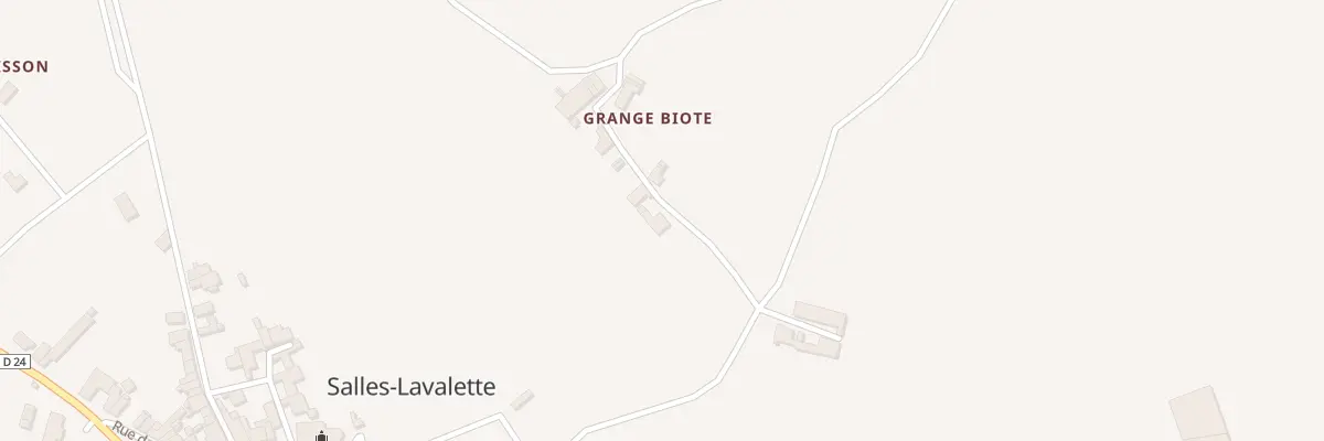 Plan du 1 Che des Camélias à Salles-Lavalette