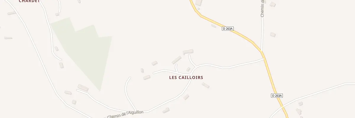 Plan du 204 Chem de l’Aiguillon à Norolles