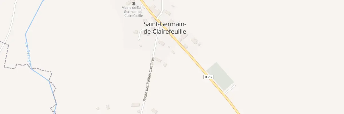 Plan du 71 Le Bourg à Saint-Germain-de-Clairefeuille