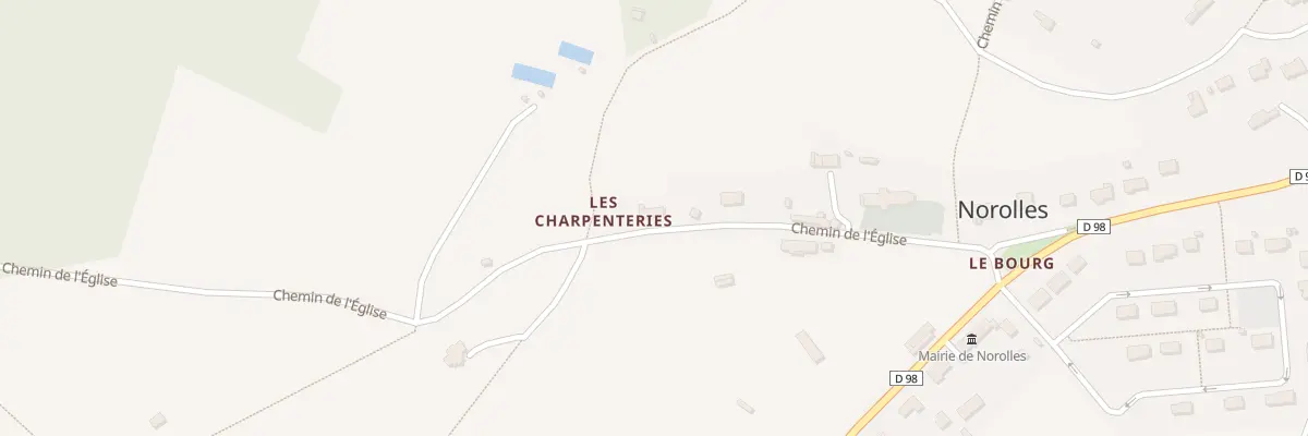 Plan du 5010 L’Eglise à Norolles