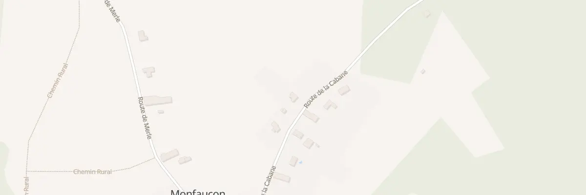 Plan du 257 Rte de la Cabane à Monfaucon