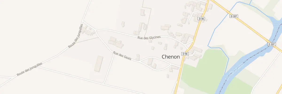 Plan du 7 Les Geais à Chenon