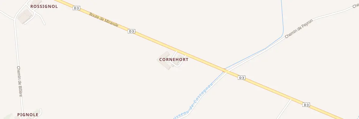 Plan du 5003 Cornehort à Monlezun
