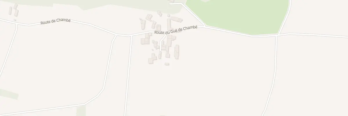 Plan du 8 Rte du Gué de Chambe à Voulême