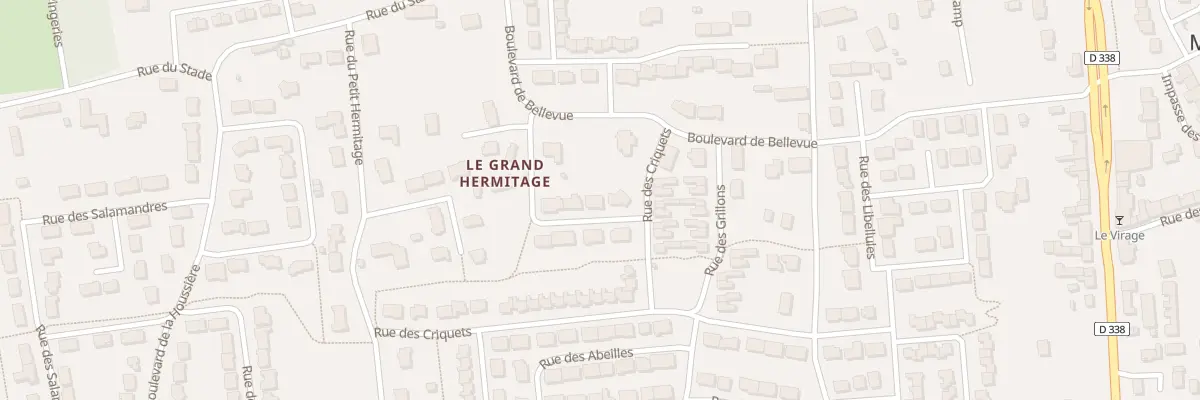 Plan du 4 Rue des Papillons à Mulsanne