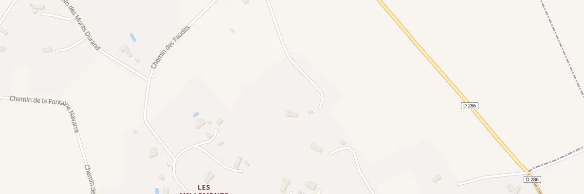 Plan du 256 Chem des Faudits à Manneville-la-Pipard