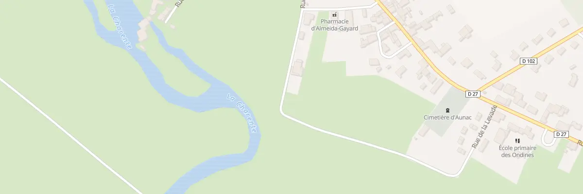 Plan du 12 Rue de la Levade à Aunac-sur-Charente