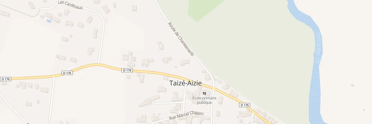 Plan du 1 Rte de Chantemerle à Taizé-Aizie