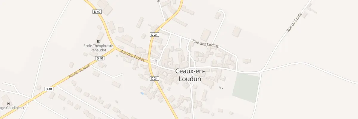 Plan du 11 Rue de la Mairie à Ceaux-en-Loudun