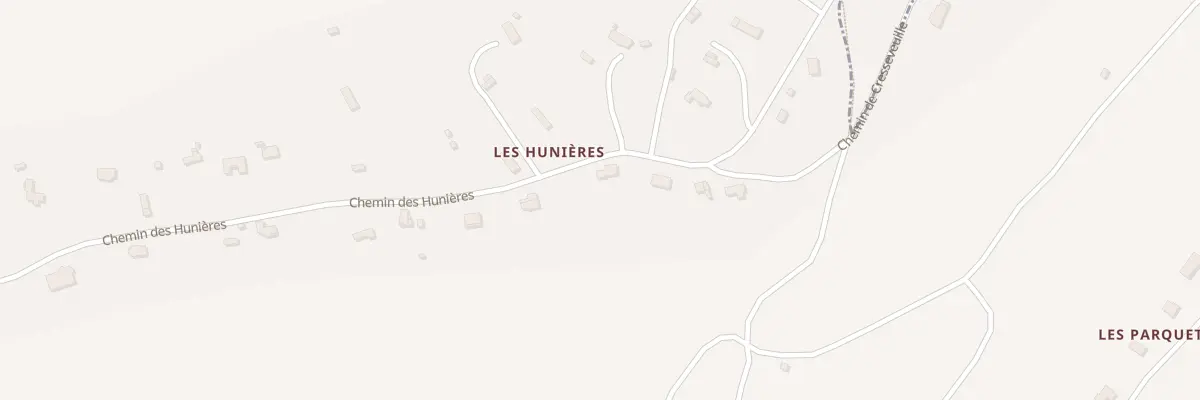 Plan du 882 Che des Hunières à Fourneville