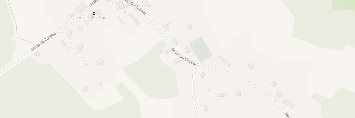 Plan du 258 Rte Cu Cluzeau à Monfaucon