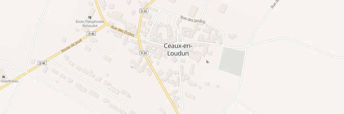 Plan du 4 Rue du Petit Chaunay à Ceaux-en-Loudun