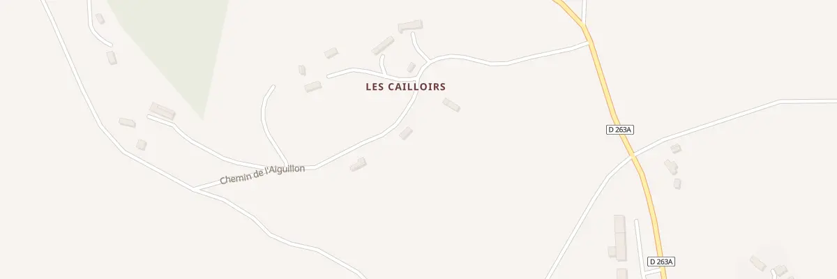 Plan du 45 Chem de l’Aiguillon à Norolles