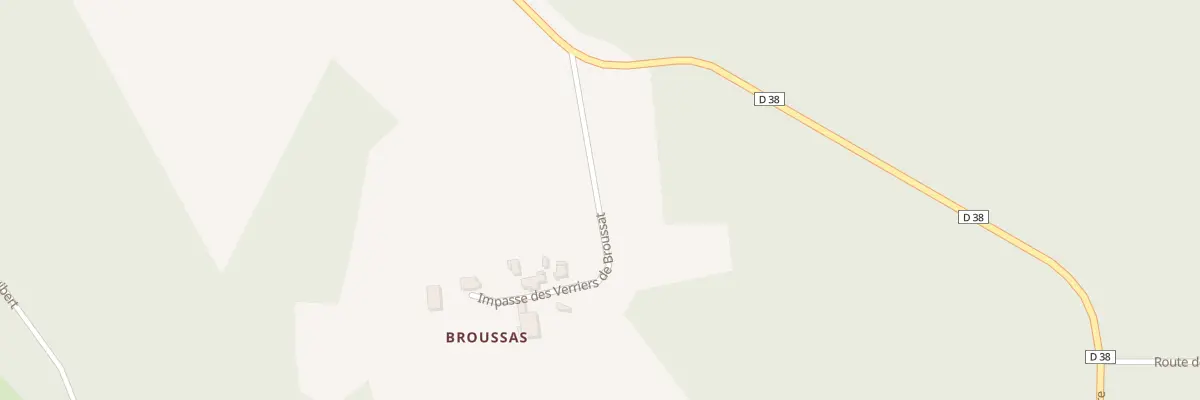 Plan du 93A Broussas à Échourgnac