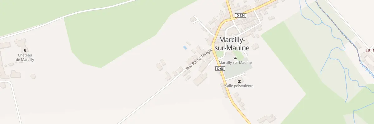 Plan du 7 Rue Passe-temps à Marcilly-sur-Maulne