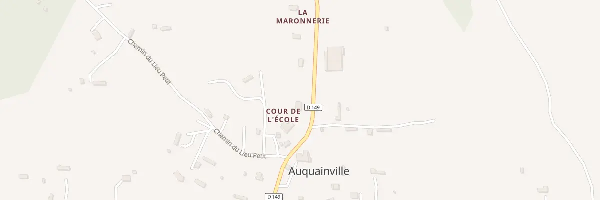 Plan du 185 Rte de Caudemone Auquainville à Livarot-Pays-d’Auge