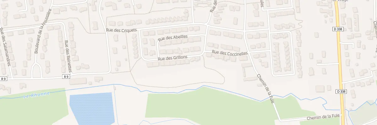 Plan du 28 Rue des Grillons à Mulsanne