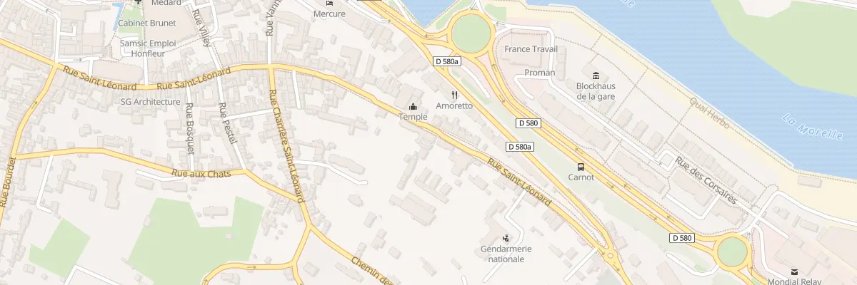Plan du 78 Rue Saint-Léonard à Honfleur