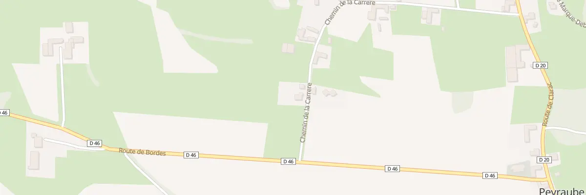 Plan du 26 Che de la Carrere à Peyraube