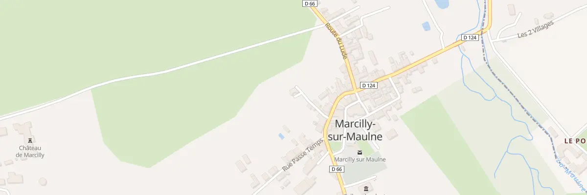 Plan du 117 Le Chateau à Marcilly-sur-Maulne