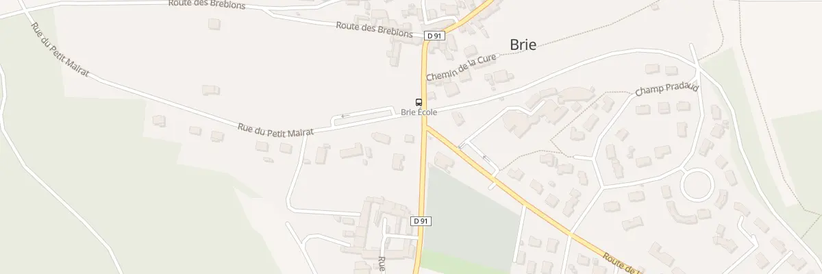 Plan du 11 Rue du Petit Mairat à Brie