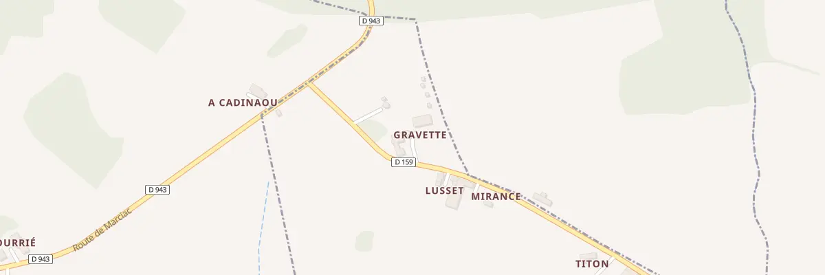 Plan du 5010 Gravette à Saint-Christaud