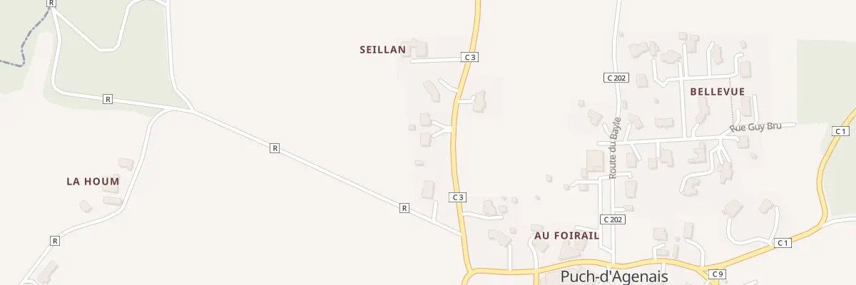 Plan du 5002F Seillan à Puch-d’Agenais