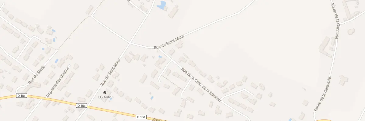 Plan du 1B Rue de la Croix de Mission à Cissé