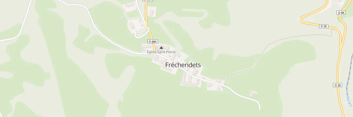 Plan du 5010 Tardos à Fréchendets