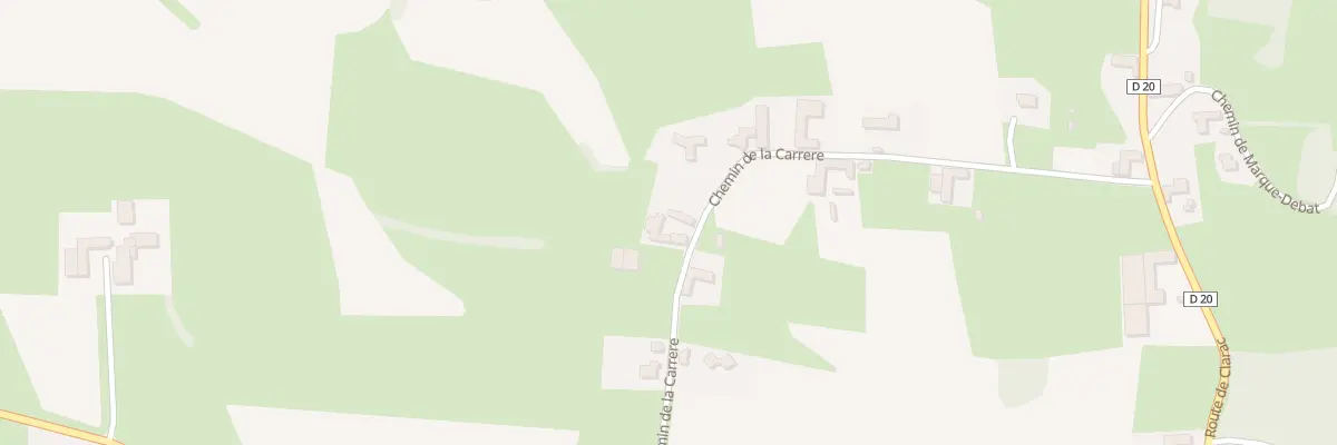 Plan du 22 Che de la Carrere à Peyraube