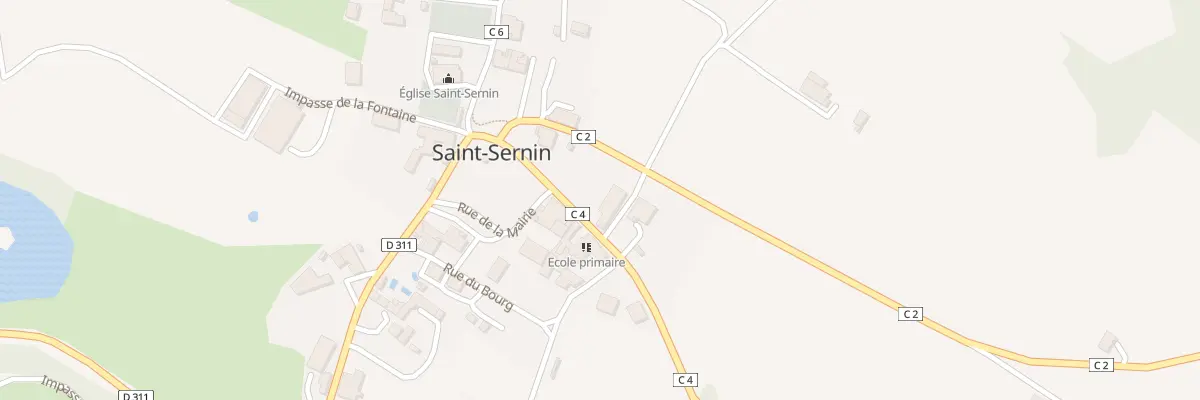 Plan du 125 Rte des Quatre Croix à Saint-Sernin