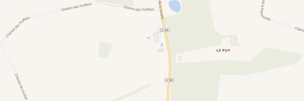 Plan du 238 Rte de la Double à Saint Privat en Périgord