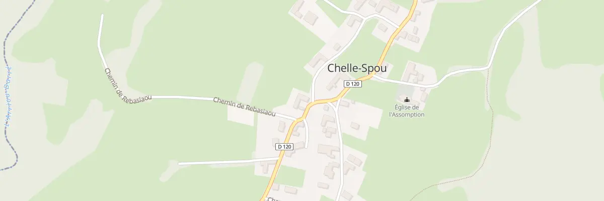 Plan du 2 Rte du Pic du Midi à Chelle-Spou