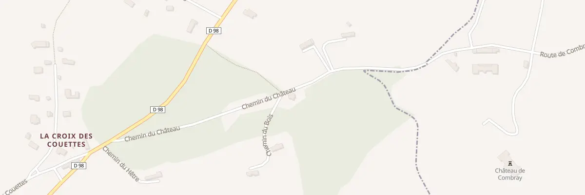 Plan du 5023 Combray à Norolles