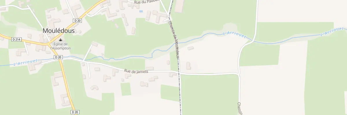Plan du 15 Rue de Jamets à Moulédous
