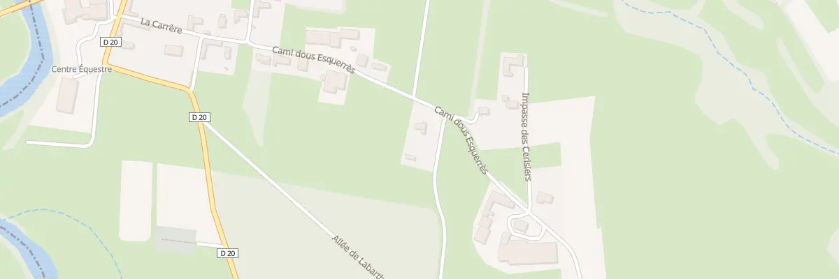 Plan du 14 Cami Dous Esquerrès à Aubarède