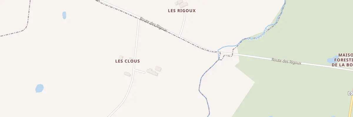 Plan du 49 Les Clous à Neuilly-le-Bisson