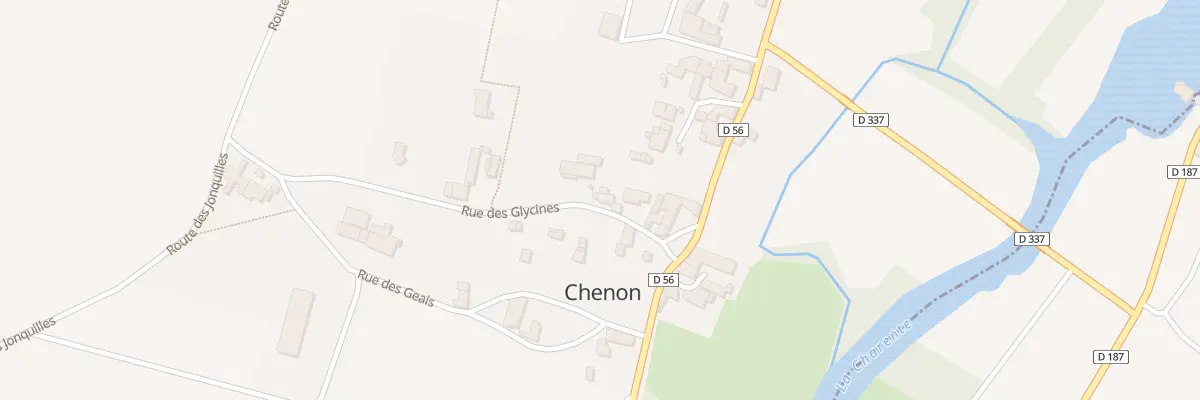 Plan du 5006 Les Renons à Chenon