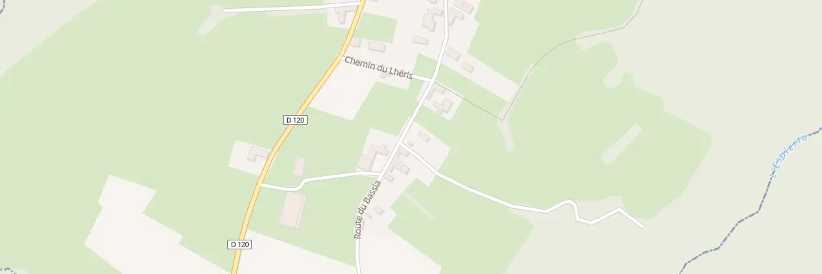 Plan du 27 Rte du Bassia à Chelle-Spou