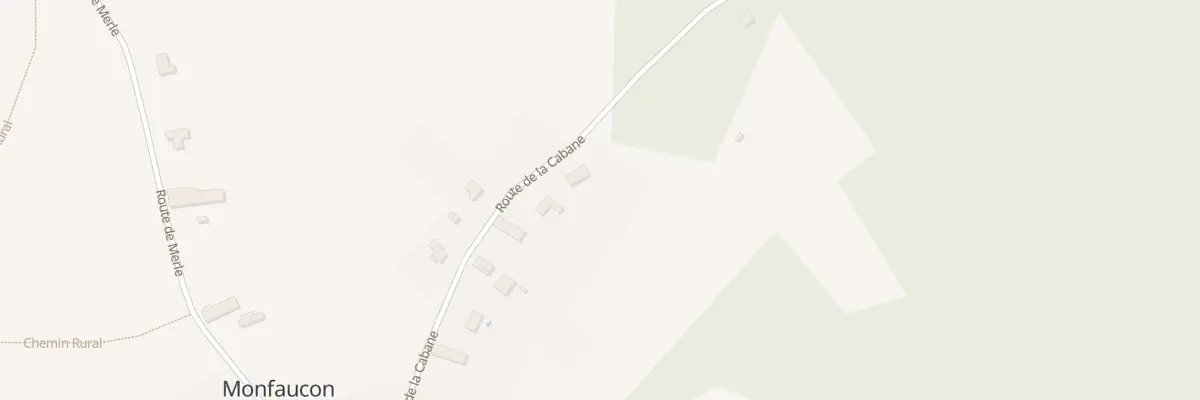Plan du 358 Rte de la Cabane à Monfaucon