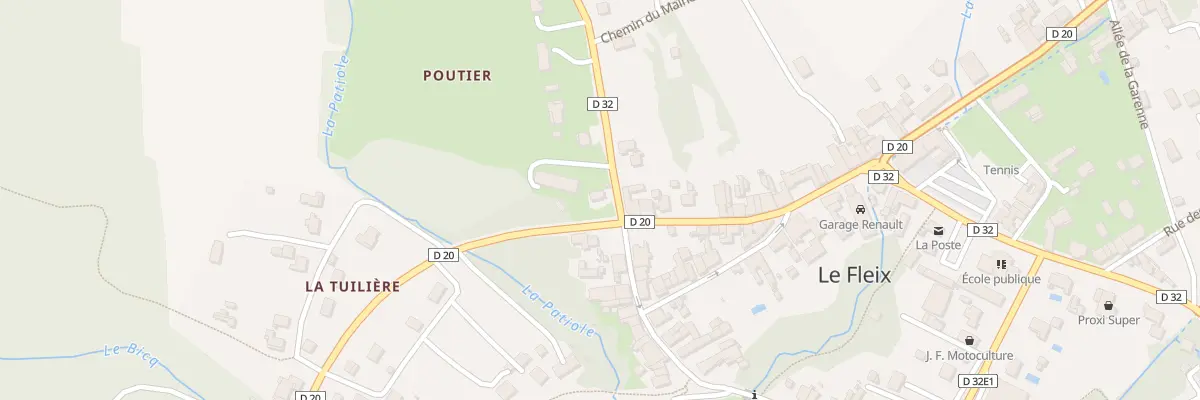 Plan du 9 Rte de Saint Méard au Fleix